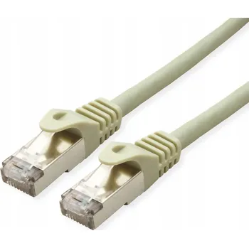Síťový kabel ACT 2.00m Cat6a SSTP PiMF Síťový kabel 2 m S/FTP (S-STP) Šedý
