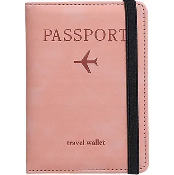 Peněženka LOGparts RÓŻOWA OKŁADKA RFID DOWÓD PASZPORT KARTY modrá