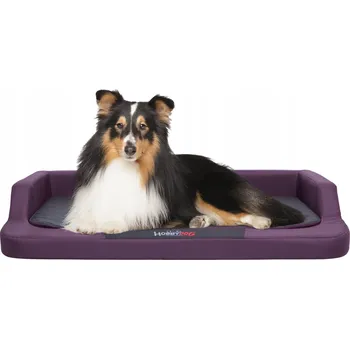 Pelíšek pro psa Hobbydog ortopedické pelíšek pro psa, fialové, 94 cm x 62 cm