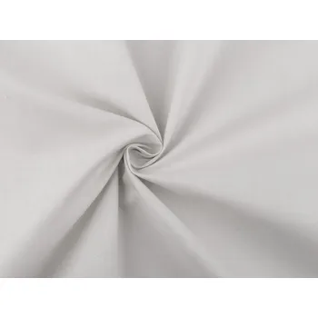 Bavlněná látka / plátno jednobarevná šíře 220 cm, barva (18) šedá světlá