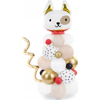 Balónek Sada balónků PartyDeco Pes 83 x 155 cm, 65 dílů