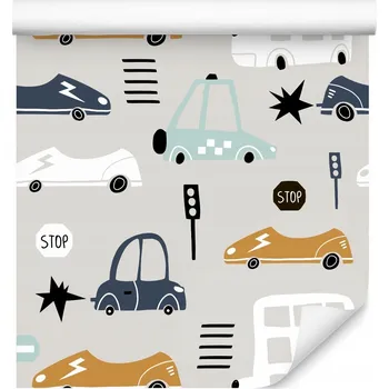 Fototapeta Tapeta pro kluka AUTA Doprava Ulice Blesky