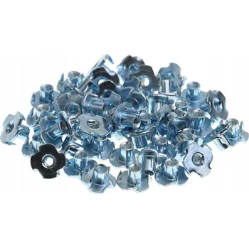 Matice MATICE DRÁPKOVÁ S HROTY M4 x 8 POZINK 50 kusů