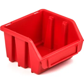 Úložný box 10 x Červená úložná nádoba / organizér 115x115x75 mm