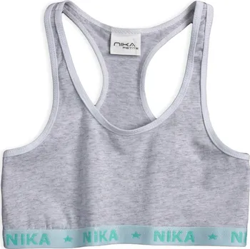 Dívčí spodní prádlo Dívčí top NIKA PETITE šedý Velikost: 134-140