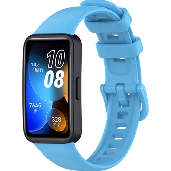 Řemínek na hodinky Silikonový řemínek modrý 19 mm pro Huawei Band 8 a 9