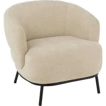 Křeslo Béžové čalouněné křeslo J-line Nalia