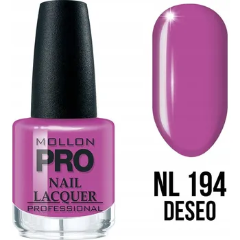 Lak na nehty Mollon PRO Klasický lak na nehty Nail Lacquenr 194 Deseo 15 ml