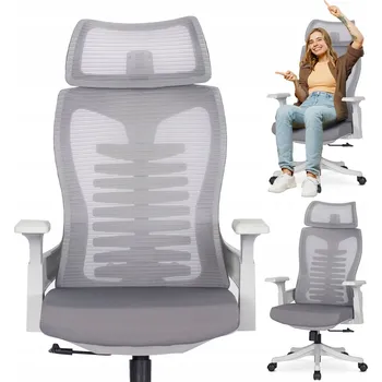 Otočná kancelářská židle Mebel Elite šedá