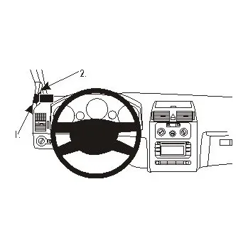 Brodit ProClip montážní konzole na palubní desku pro Volkswagen Touran 03-15, 804908