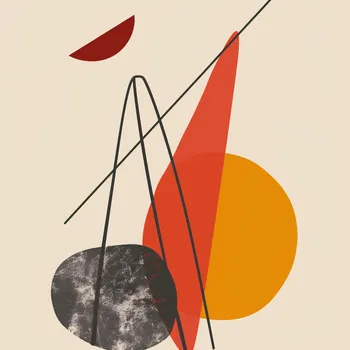 Plakát Plakát Harmonická Forma bez rámu 60 x 60 cm