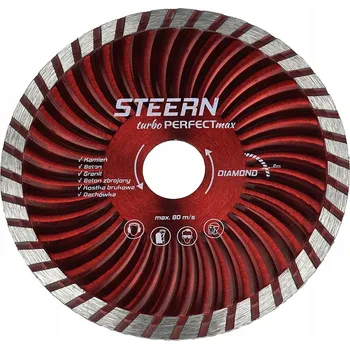 Řezný kotouč 115 x 22,23 mm Diamantový kotouč turbo STEERN