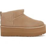 UGG Classic Ultra Mini Platform Boot Sand Velikost: 36 1135092-SAN
