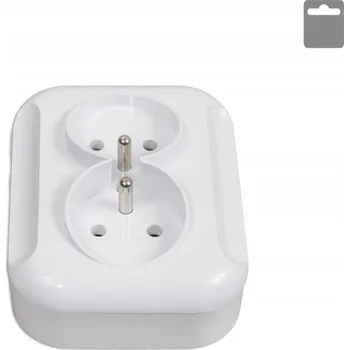 Elektrická zásuvka Bílá Elektrická Zásuvka Maan