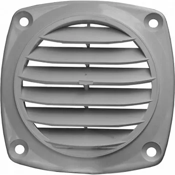 Větrací mřížka VENTILAČNÍ MŘÍŽKA PVC JACHTOVÁ 84x84 ŠEDÁ - 03350