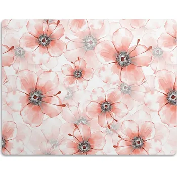 Miska pro psa Podložka pod misku pro psa - Oranžové květy 60x40cm