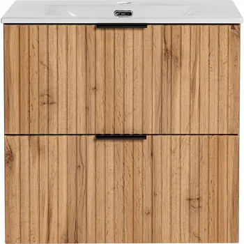 Koupelnový nábytek Skříňka s umyvadlem Meble Polské Adel 60 x 46 x 57 cm dub wotan