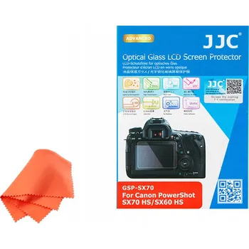 Ochrana fotoaparátu a videokamery Ochranná fólie LCD JJC GSP-SX70 sklo pro Canon PowerShot SX70