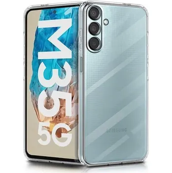 Pouzdro na mobilní telefon ULTRA TENKÉ GUMOVÉ SILIKONOVÉ POUZDRO PRO SAMSUNG GALAXY M35 + SKLO