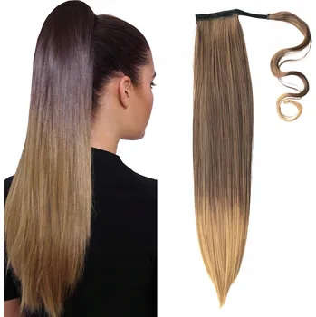 Připínací culík rovné vlasy ombre PŘÍČESEK CULÍK