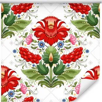 Fototapeta Tapeta do Ložnice Jarní Květiny Rostliny Folklor