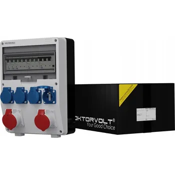 Rozvaděč Staveništní rozvaděč TD-S/FI 2x16A 4x230V zásuvky Mennekes Doktorvolt