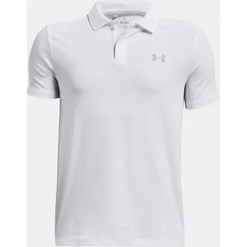 Chlapecké tričko Chlapecké tričko Under Armour UA Performance Polo 1377346-100 Bílá YLG