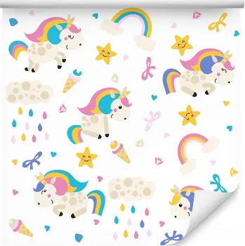 Fototapeta Tapeta pro děti kouzelná zvířata jednorožci