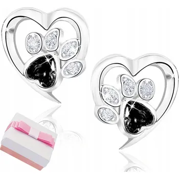 Náušnice Náušnice Mennica Bydgoska , stříbrné 925 tlapky