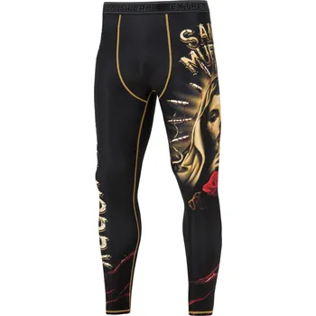 Pánské legíny Kompresní cyklistické legíny pánské SANTA MUERTE S EXTREME HOBBY