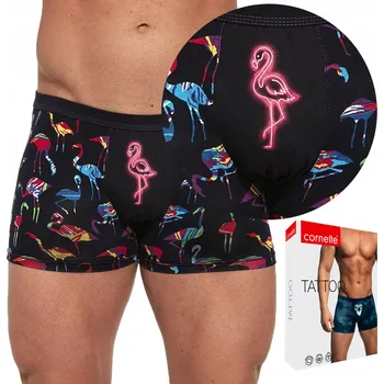 Pánské oblečení Boxerky Cornette Tattoo Flamingo 280/205 M