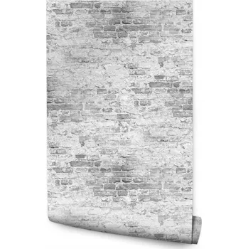 Tapeta Tapeta na zeď do obýváku stará šedá cihlová zeď