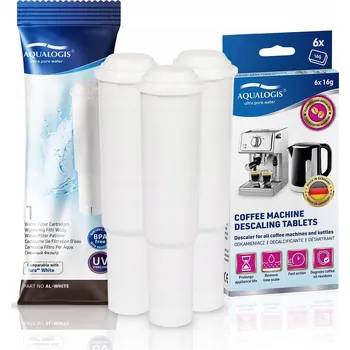 Příprava kávy 3x filtr pro Jura White + Odvápňovač