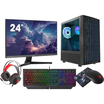 Stolní počítač VIST PC ARGB BREEZE Ryzen 5 5600G 32GB SSD 1TB nVme WIFI G-Master 24" W11