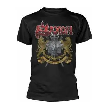 Pánské oblečení Merch Saxon: Tričko 40 Years M 2019