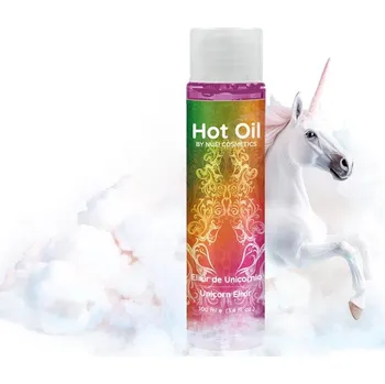Intimní drogerie Nuei Hot Oil Unicorn Elixir Warming Massage Oil 100ml