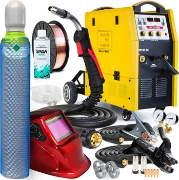 Svářečka INVERTOROVÁ SVÁŘEČKA MAGNUM MIG 315 MAG MMA 315A 400V SYNERGIE HLINÍK