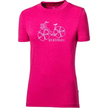 Dámské tričko AROMATICO "FLOWBIKE" dětské triko s kávovou viskózou PROGRESS