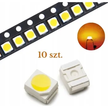 Dioda SMD LED dioda 3528 Žlutá, 10 ks