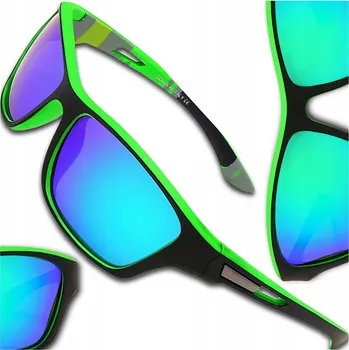 Sluneční brýle Sluneční brýle EdiBazzar zelené sportovní polarizační UV-400