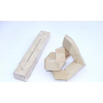 Hlavolam Dřevěný hlavolam had přírodní