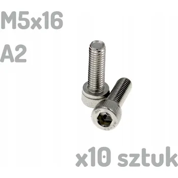 Šroub Nerezový šroub A2 M5x16mm DIN 912 imbus INOX x10 kusů