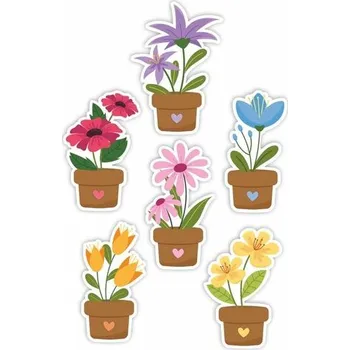 Set školních potřeb Dekoracje okienne dwustrone - Kwiatki... 6szt (pl, 2000, LearnHow)