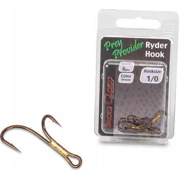 Rybářský háček Háčky Iron Claw Prey Provider Ryder 2 pro lov na dně a přívlač 8 ks