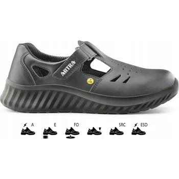 Pracovní obuv Pracovní sandály Artra ARMEN 9007 6660 S1 ESD velikost 38