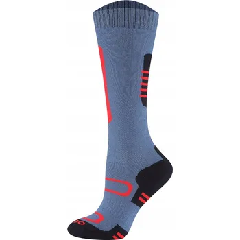 Zimní dětské podkolenky SNOW FUN na lyže, snowboard, velikost 27-30, Jeans-Ce