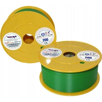 elektrický kabel Kabel Kulatý alarmový, elektrický, ohebný (lanko), automobilový LgY Vega-Tronik 1 x 0,35