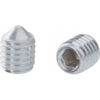 Šroub Tlačný šroub M5x6 Imbusová hlava Kuželový konec 50 Ks