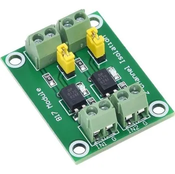 Zabezpečení domácnosti Modul galvanické izolace s optočlenem PC817, 2 kanály