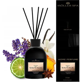 Aroma difuzér DIFUZÉR VŮNĚ PERFÉMU SAUVAGE DO DOMU TYČINKY OSVĚŽOVAČ 250ml AŽ NA 90 DNÍ